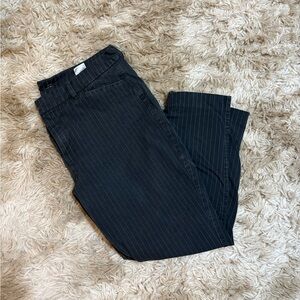 old navy striped pixie cut high rise pants